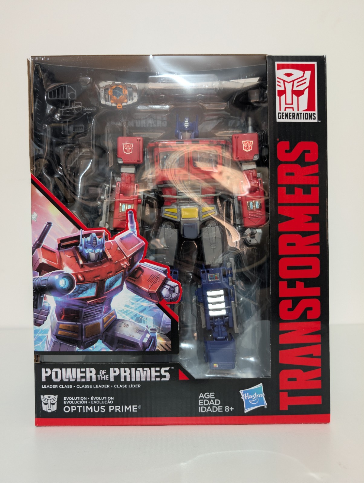 Transformers Generations Power of The Primes Leader Evolution Optimus Prime NEW
