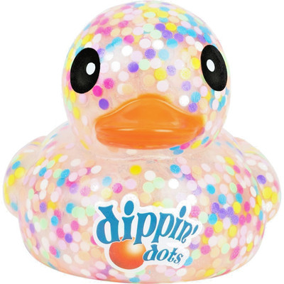 Dippin Dots Confetti Rubber Ducky 6in - Jeep Ducking - FAST US Shipper