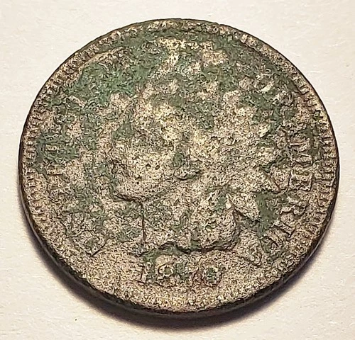 1870 P Indian Head Cent Penny  *G DETAILS - GOOD DETALS*