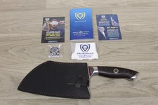 Dalstrong Omega Series Cleaver 7" Blade 12" Overall. Papers, Pin & Polish Towel