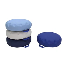 Factory Direct Partners 13304-NVPB SoftScape 15" Round Bean Floor Cushions wi...