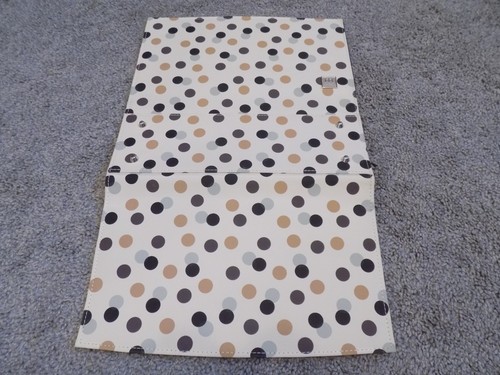 Vintage Woman Miche Bag Classic Off White With Polka Dots ~ Shell ONLY - Picture 2 of 3