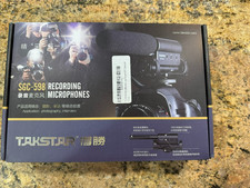 Takstar SGC-598 Shotgun Camera Video Microphone  New in Box with Accessories