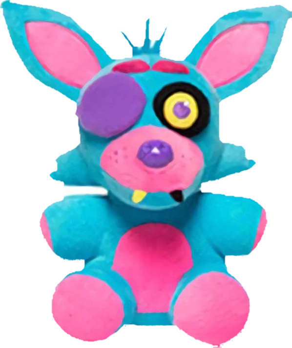 Funko Plushies Five Nights at Freddy's Blacklight Series Collectible Plush  (One Random) Neon Plushies and 2 My Outlet Mall Stickers 