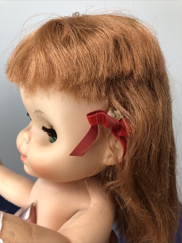 11” Vintage Remco 1965 Redhead On Dulbon? On Back Of Body Girl Ribbons #BD - Picture 5 of 21
