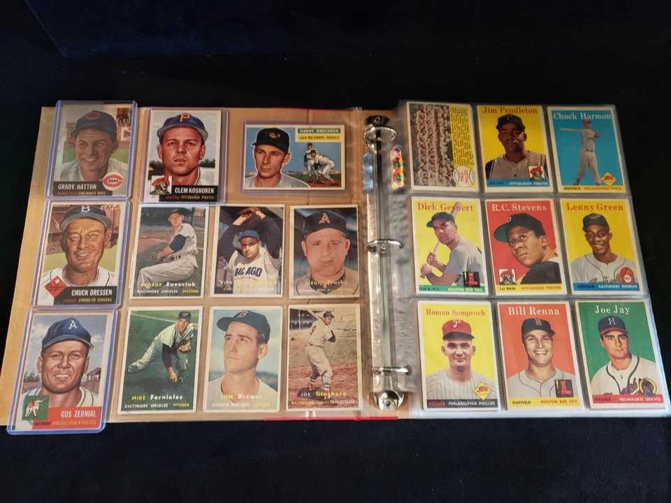 HUGE 1953-1971 Topps Vintage Baseball Card Lot- Gil Hodges, Hank Aaron! L@@K! - Image 2 of 4