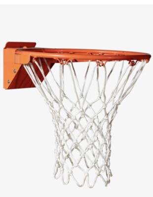 Gold Medal Basketball Net Extra Heavy 168 Thread Braided Nylon White Net NIP