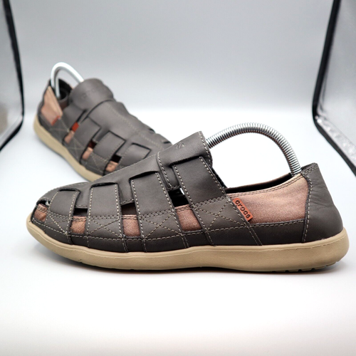Fisherman Brown Leather Sandals | eBay