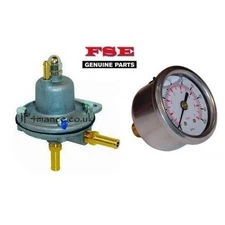Genuine Malpassi Adjustable Fuel Pressure Regulator + Gauge (1-5 BAR) AIR004