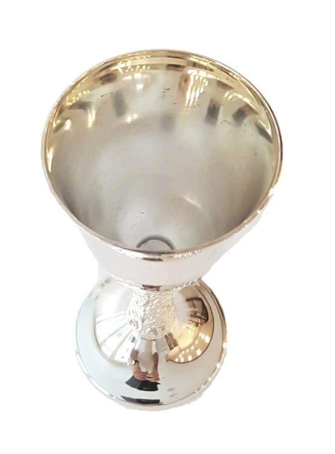 Stancampiano set da 6 calici in Argento massiccio 800, bicchieri. Nuovi - Immagine 3 di 4