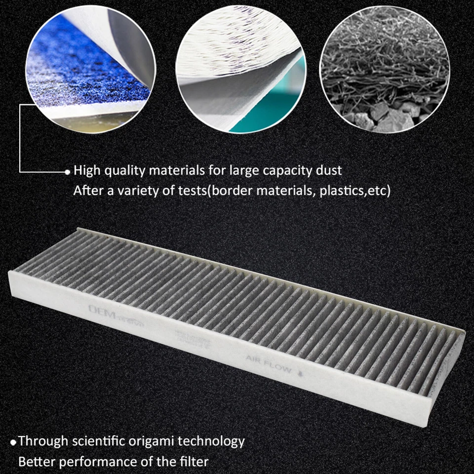 Filtro de aire de cabina de carbón activado para MINI Cooper Countryman Paceman 64319127516 Foto 2 de 4