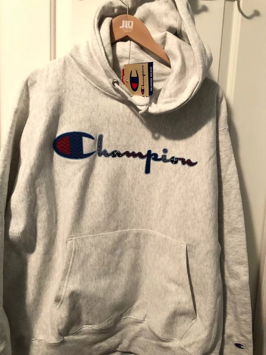 Champion hoodie hotsell light grey