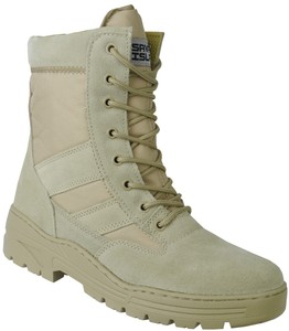 tan suede combat boots
