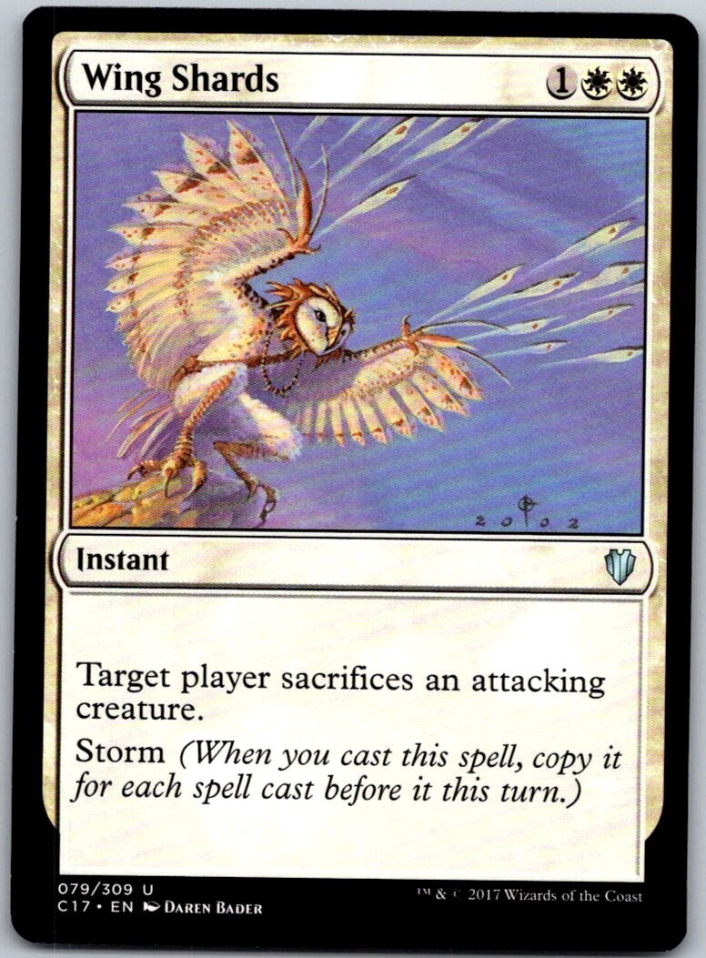 Magic the Gathering Wing Shards Commander 2014 MTG Free Shipping!