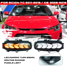 Sequential LED Mirror Turn Signal Light Lamp For Scion TC 2011-2016 XB 2008-2015
