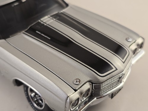 Franklin Mint 1970 Chevelle SS454 "CORTEZ SILVER" LE of 250 1:24 L@@K! - Picture 8 of 23