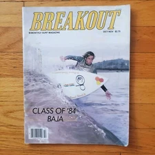 Breakout Surfer Magazine October 1984 Tom Curren Cali Class Of 84 NICE PIX RARE
