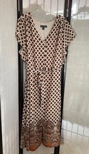NWOT Danillo Boutique Woman Belted Button Front Dress Size 22W