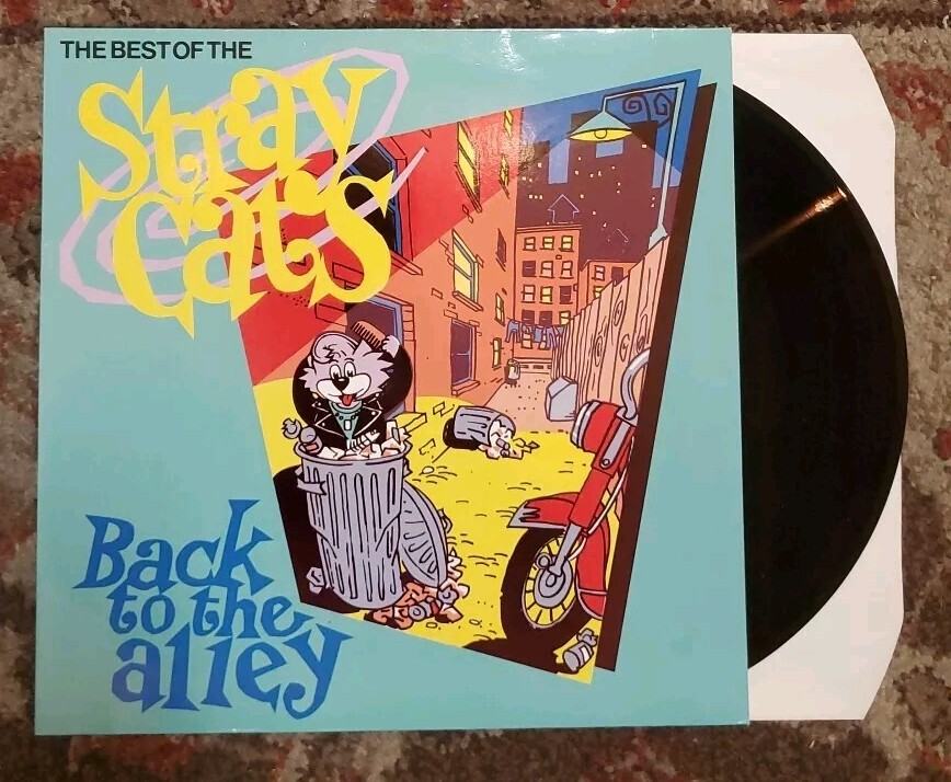 Stray Cats Back To The Alley VINYL LP Best Of Brian Setzer