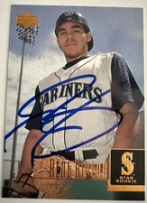 Rene Rivera Auto Signed 2001 Upper Deck #49 Rookie Seattle Mariners