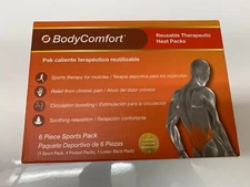 Body Comfort Reusable therapeutic heat packs sport therapy sore muscles 6 pc