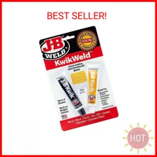 J-B Weld 8276 KwikWeld Quick Setting Steel Reinforced Epoxy - Dark Grey 2 oz