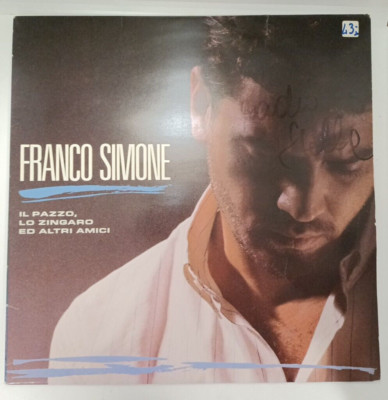 FRANCO SIMONE - Der Verrückte, der Zigeuner und andere Freunde LP 33 Runden