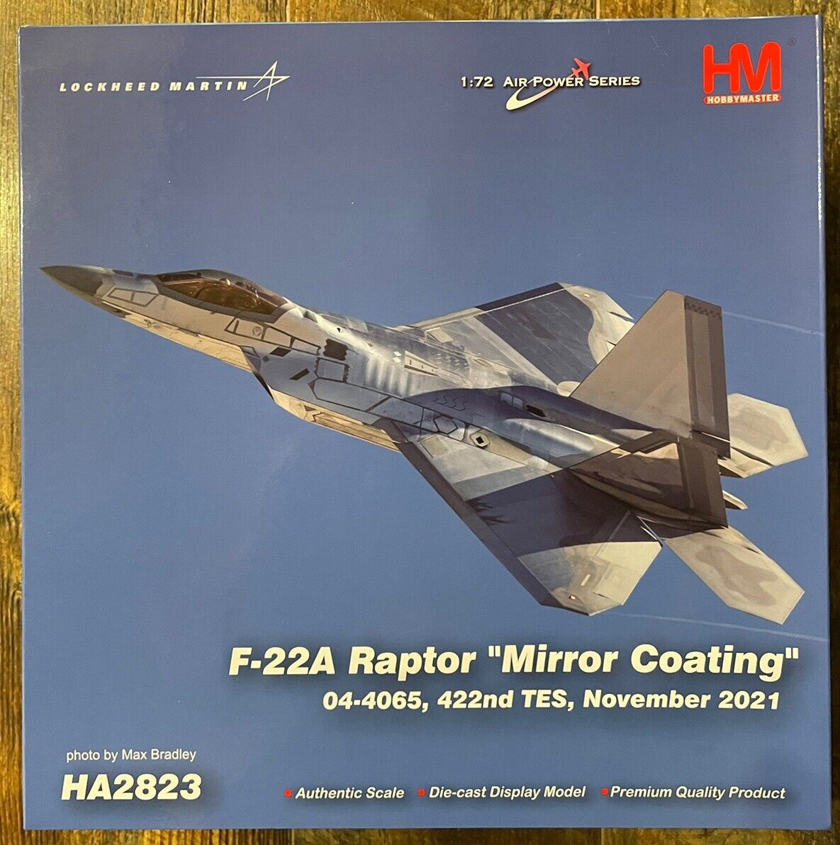 HOBBY MASTER 1:72 scale LOCKHEED F-22 RAPTOR, 422nd TES HOBBY MASTER 1:72 scale LOCKHEED F-22 RAPTOR, 422nd TES