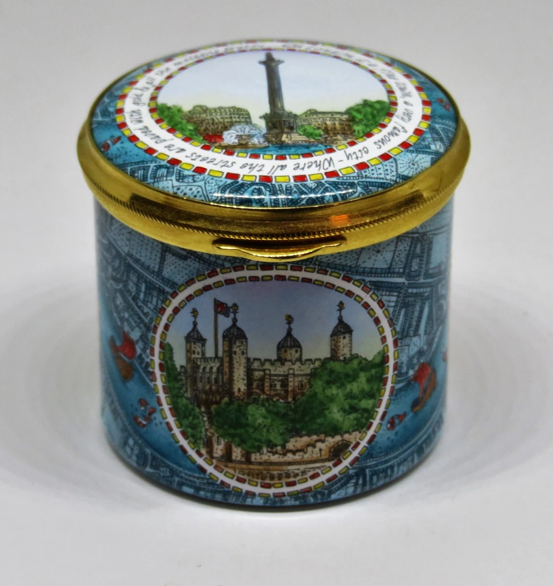 25+ Staffordshire Enamel In Collectible Decorative Trinket Boxes