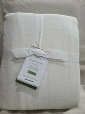 Pottery Barn Hemp Duvet COVER King Natural Undyed 2 King Shams