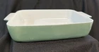 PYREX Vintage 1953 Promo HEINZ 507B Seafoam Green Rectangle Casserole Dish 9”x7”