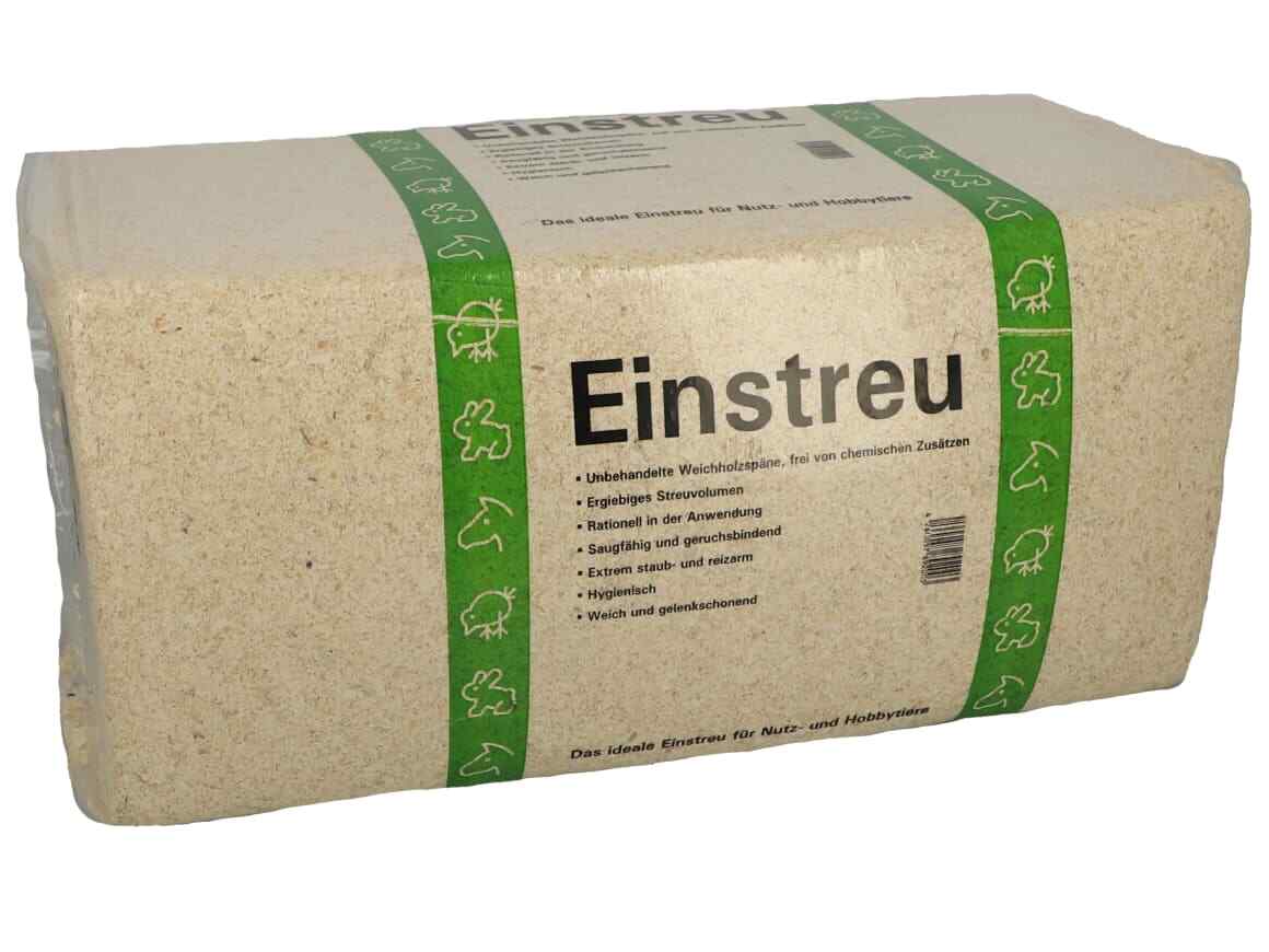 Kleintierstreu Tiereinstreu Einstreu Holzspäne XXL 26 kg Hobelspäne