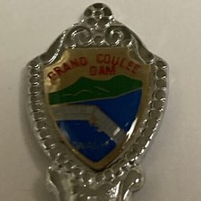 Grand Coulee Dam Washington Vintage Souvenir Spoon Collectible