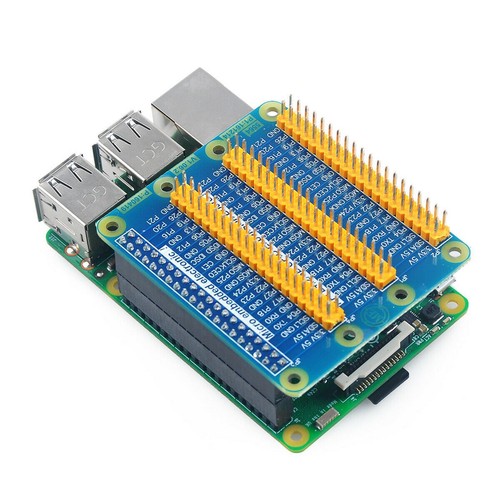 3 GPIO Ports Multifunction Extended RPI B+/2B/3B+/4B GPIO Expansion PCB Board