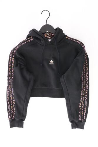 ✅ Adidas Crop Hoodie für Damen Gr. 38, M schwarz aus Baumwolle ✅
