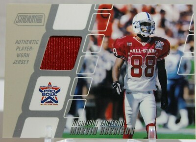 Marvin Harrison Pro Bowl Game Jersey | Stadium Club | HOF WR | Player-Worn Patch