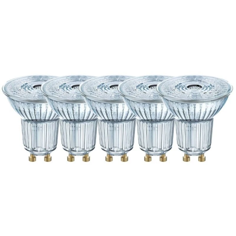 Lot De 5 Ampoules LED Osram GU10 PAR16 - 2,6W = 35W - 2700K Blanc Chaud - 230 Lumens - Neuf