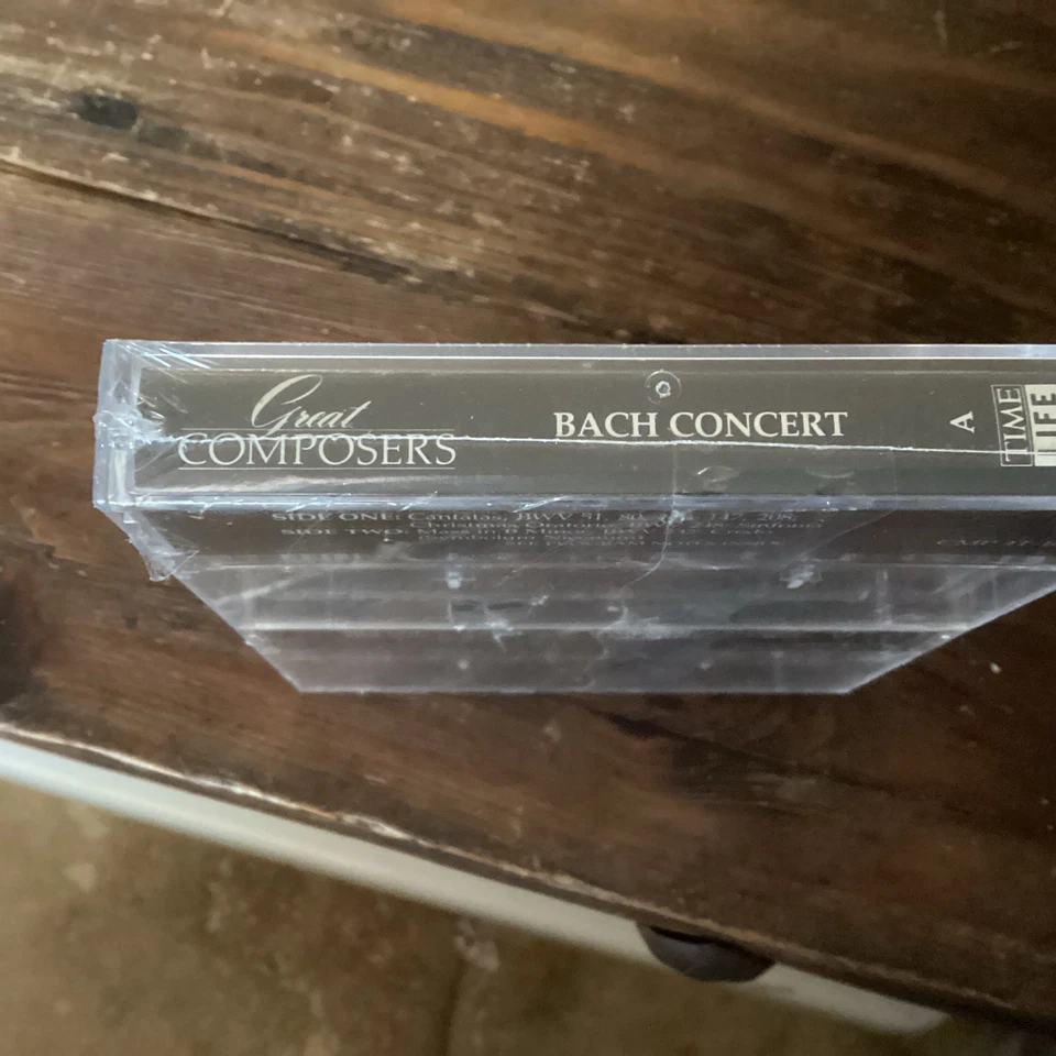 Great Composers, Time life Music BACH CONCERT Twin Cassette Sealed Free UK Post - Image 3 of 3