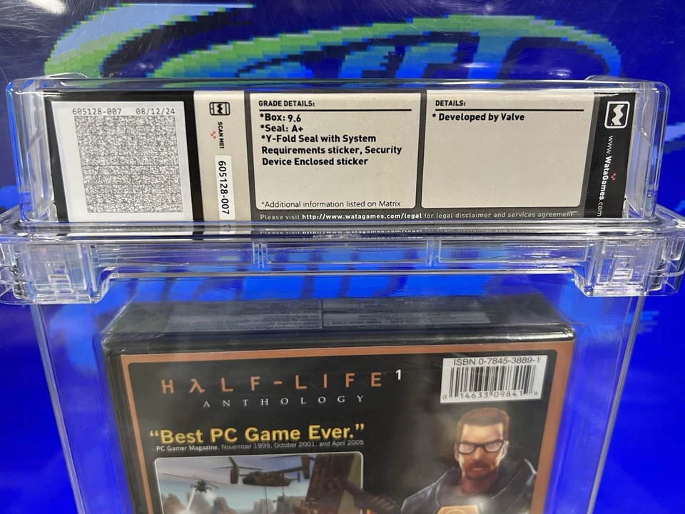 2005 PC Half Life Anthology Double DVD Box Graded WATA 9.6 A+ Sealed Y-Fold NEW - Image 4 of 4