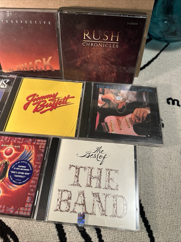 Classic/Hard/Prog Rock 10 Greatest Hits CD Lot - Eagles Rush Knack ...