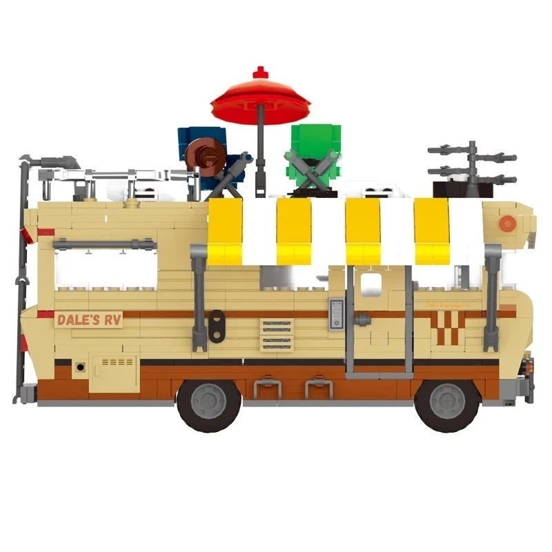 MOC 1288PCS Camper Van building blocks DIY Model Set Birthday Christmas gift - Image 4 of 4