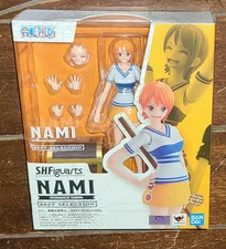 S.H.Figuarts One Piece: NAMI ROMANCE DAWN Best Selection Figure w/Accessories!