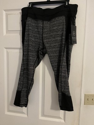 90 Degree by Reflex Active Life Women's Size XXL Legging Black &Gray Heather NWT