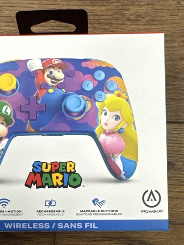 Controlador inalámbrico mejorado PowerA para Switch Super Mario Colored Splash Heroes - Imagen 4 de 23