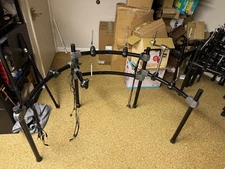 Roland MDS-12 V-Drum Rack Loaded, 1 Cymbal Arm, 4 Pad Mounts, Internal Snake