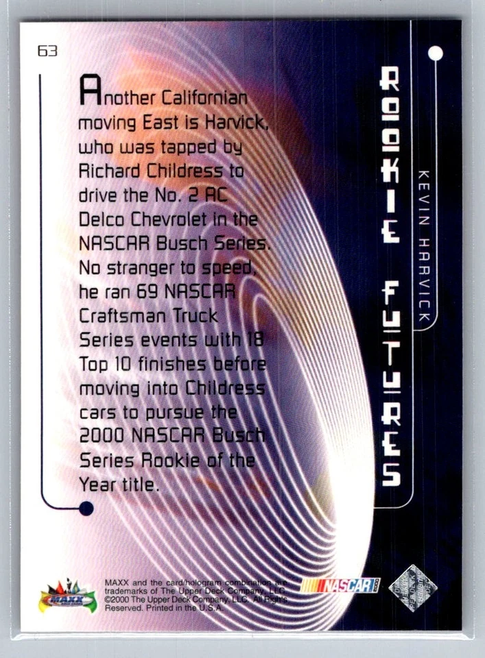 💎2000 Maxx Racing #63 Kevin Harvick 💎 - Image 2 of 2