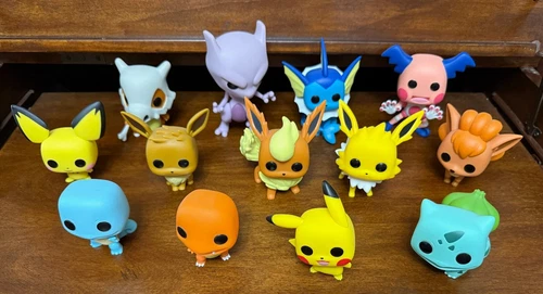 Funko Pop! Vinyl Pokemon Lot x13 Loose Eevee Charmander Squirtle Mew Starters