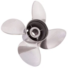 Solas Prop 4-Blade Stainless Propeller E series Rubex HR4 #9554-140-21