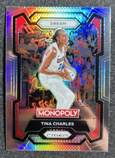 2024 Panini Prizm Monopoly WNBA #71 Tina Charles Silver Prizm Atlanta Dream