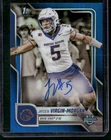 2025 Bowman Chrome University Football Blue Refractor Jayden Virgin-Morgan #BCA-JVM